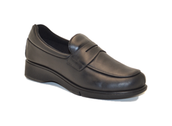 MOCASSINO DONNA CITY PELLE NERO